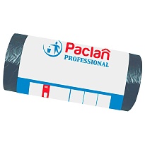 Мешки для мусора 60 л, черные, в рулоне 50 шт., ПНД, 6,2 мкм, 800х600 мм, PACLAN Professional, 604078 в Калининграде