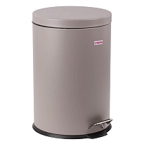 Ведро-контейнер для мусора (урна) с педалью LAIMA Classic, 20 л, серое, матовое, металл, со съемным внутренним ведром в Калининграде Ведро-контейнер для мусора (урна) с педалью LAIMA Classic, 20 л, серое, матовое, металл, со съемным внутренним ведром в Калининграде