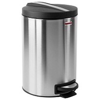 Ведро-контейнер для мусора (урна) с педалью LAIMA Modern, 12 л, матовое, нержавеющая сталь, со съемным внутренним ведром в Калининграде