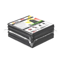 Мешки для мусора 160 л, серые, в пачке 10 шт., ПВД, 40 мкм, 900х1100 мм, i-Bag в Калининграде