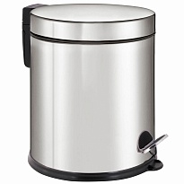 Ведро-контейнер для мусора урна с педалью LAIMA Classic Plus, 5 л, зеркальное в Калининграде
