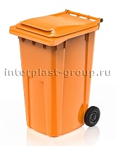 Контейнер для мусора 240 л оранжевый облегченный 240 оранжевый в Калининграде Контейнер для мусора 240 л оранжевый облегченный 240 оранжевый в Калининграде
