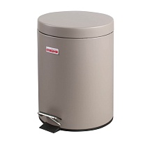 Ведро-контейнер для мусора (урна) с педалью LAIMA Classic, 5 л, серое, матовое, металл, со съемным внутренним ведром в Калининграде Ведро-контейнер для мусора (урна) с педалью LAIMA Classic, 5 л, серое, матовое, металл, со съемным внутренним ведром в Калининграде