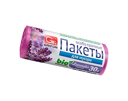 Мешки для мусора 30 л, ароматизированные, Лаванда, сиреневые, в рулоне 20 шт., ПНД, 9 мкм, 560х530 мм, GRIFON Aroma, 101-020 La в Калининграде Мешки для мусора 30 л, ароматизированные, Лаванда, сиреневые, в рулоне 20 шт., ПНД, 9 мкм, 560х530 мм, GRIFON Aroma, 101-020 La в Калининграде